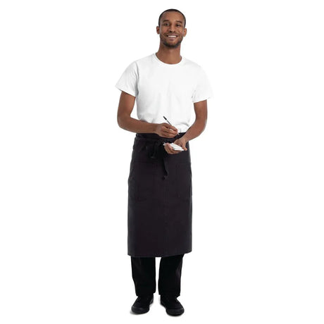 BB044 Chef Works Urban Rockford Canvas Bistro Apron Steel Grey - JD Catering Equipment Solutions Ltd