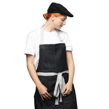 BB058-LXL Chef Works Urban Rockford Pigment Dye Canvas Flat Cap Steel Grey L-XL JD Catering Equipment Solutions Ltd