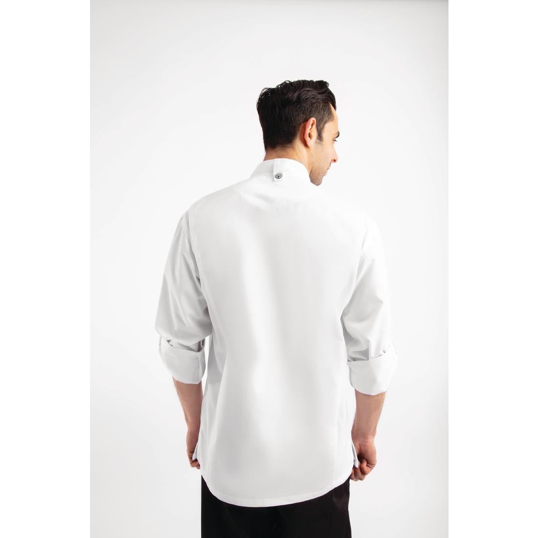 BB264-3XL Chef Works Unisex Hartford Lightweight Chef Jacket White Size 3XL JD Catering Equipment Solutions Ltd