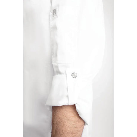 BB264-3XL Chef Works Unisex Hartford Lightweight Chef Jacket White Size 3XL - JD Catering Equipment Solutions Ltd