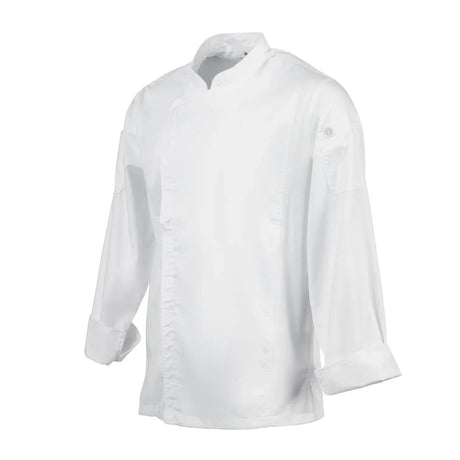 BB264-3XL Chef Works Unisex Hartford Lightweight Chef Jacket White Size 3XL - JD Catering Equipment Solutions Ltd