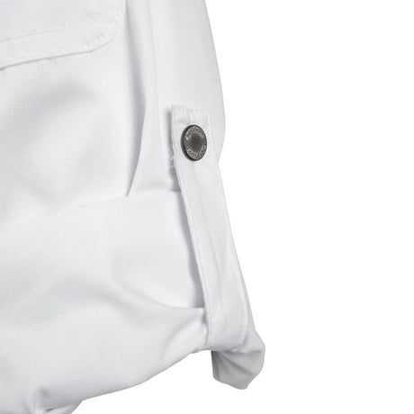 BB264-3XL Chef Works Unisex Hartford Lightweight Chef Jacket White Size 3XL - JD Catering Equipment Solutions Ltd