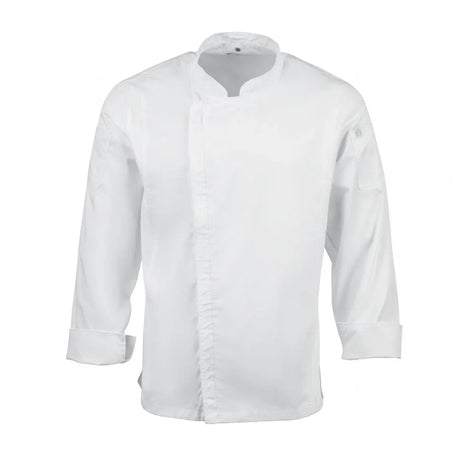 BB264-M Chef Works Unisex Hartford Lightweight Chef Jacket White Size M - JD Catering Equipment Solutions Ltd