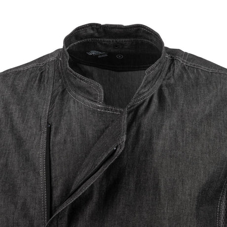 BB270-S Chef Works Urban Delancey Short Sleeve Denim Chefs Jacket Size S - JD Catering Equipment Solutions Ltd