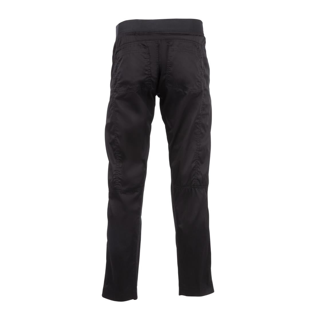 BB301-3XL Chef Works Men's Lightweight Slim Trouser Black Size 3XL JD Catering Equipment Solutions Ltd