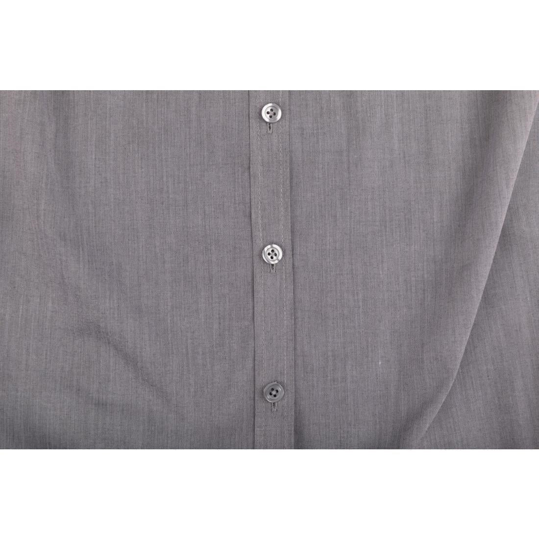 BB336-S Chef Works Urban Modern Chambray Shirt Grey Size S JD Catering Equipment Solutions Ltd