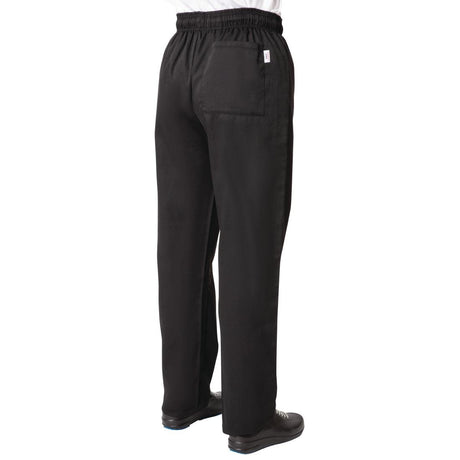 BB477-XXL Nisbets Essentials Chef Trousers Black 2XL JD Catering Equipment Solutions Ltd