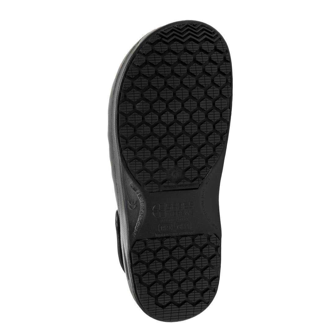 BB569-38 Shoes for Crews Zinc Clogs Black Size 38 JD Catering Equipment Solutions Ltd