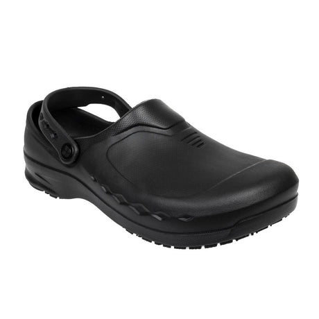 BB569-39 Shoes for Crews Zinc Clogs Black Size 39 JD Catering Equipment Solutions Ltd