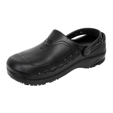 BB569-40 Shoes for Crews Zinc Clogs Black Size 40 JD Catering Equipment Solutions Ltd