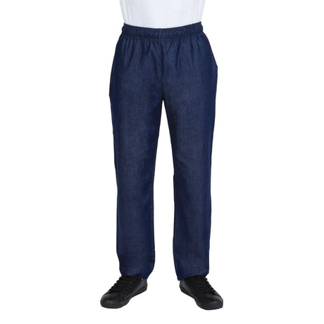 BB619-XL Southside NY Denim Chef Trousers XL JD Catering Equipment Solutions Ltd