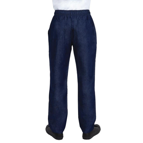 BB619-XL Southside NY Denim Chef Trousers XL JD Catering Equipment Solutions Ltd