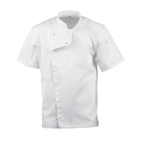 BB669-S Chef Works Cannes Short Sleeve Chefs Jacket Size S - JD Catering Equipment Solutions Ltd