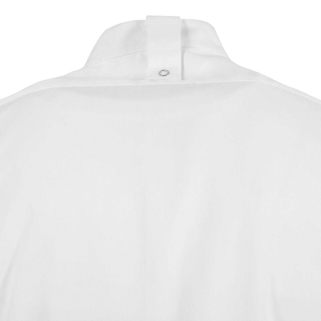 BB702-S Southside Band Collar Chefs Jacket White Size S JD Catering Equipment Solutions Ltd