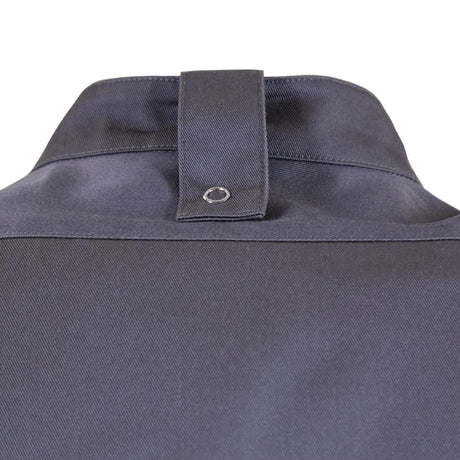 BB712-L Southside Band Collar Chefs Jacket Charcoal Size L JD Catering Equipment Solutions Ltd