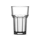 BBP Polycarbonate Nucleated American Hi Ball Glasses Half Pint CE Marked (Pack of 36) JD Catering Equipment Solutions Ltd