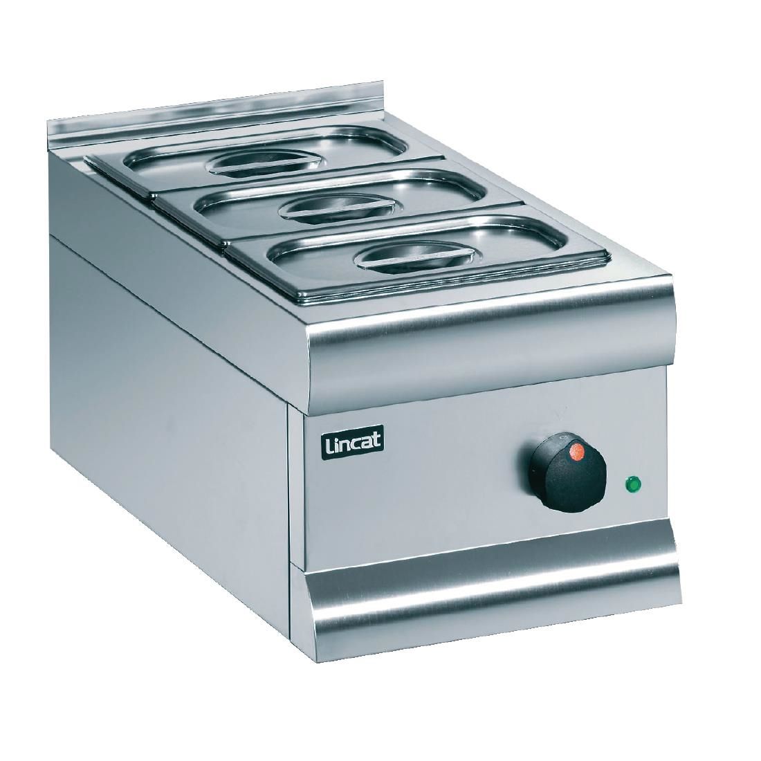 BM3A - Lincat Silverlink 600 Electric Counter-top Bain Marie - Dry Heat - Gastronorms - Base + Dish Pack - W 300 mm - 0.5 kW JD Catering Equipment Solutions Ltd