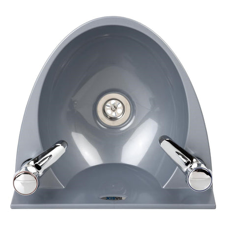 Basix Polycarbonate Wash Hand Basin Grey JD Catering Equipment Solutions Ltd