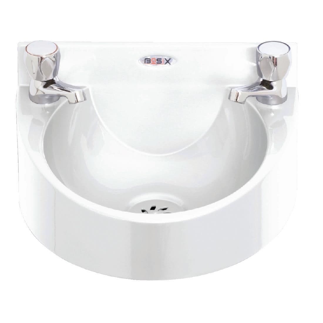 Basix Polycarbonate Wash Hand Basin White JD Catering Equipment Solutions Ltd