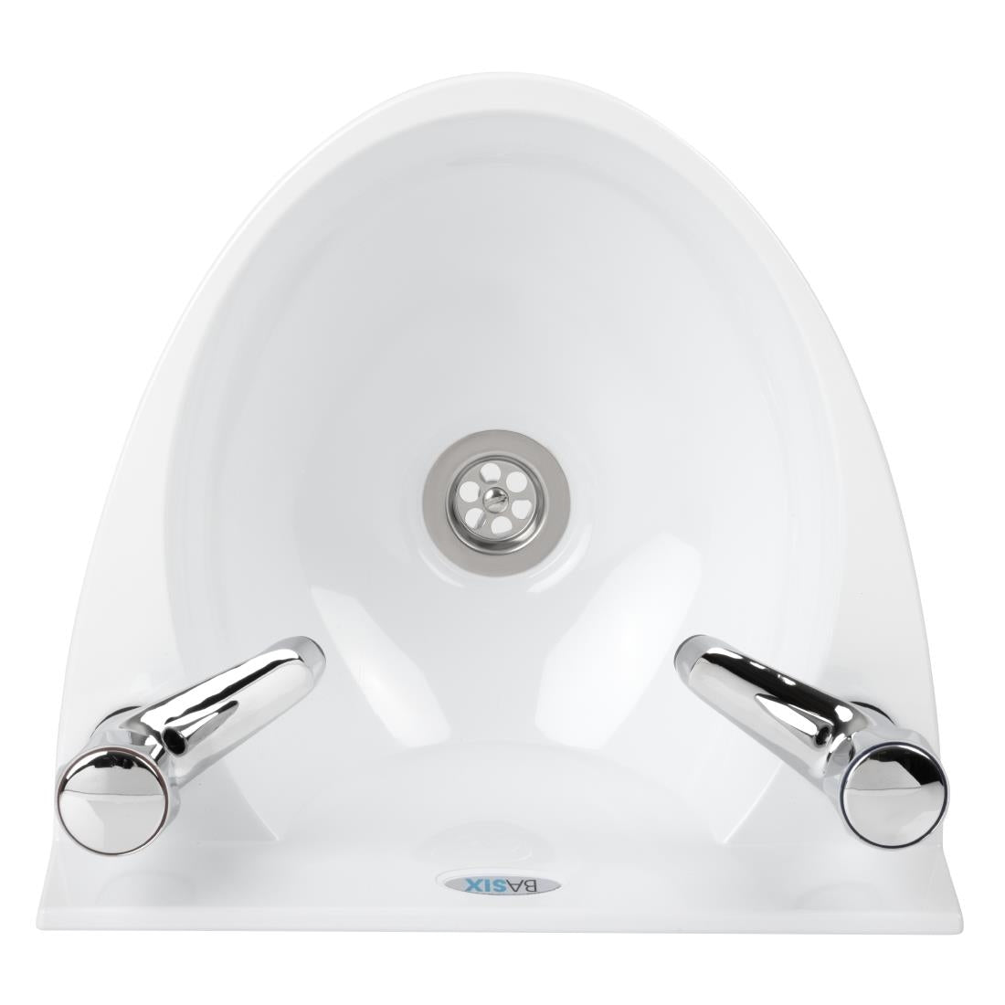 Basix Polycarbonate Wash Hand Basin White JD Catering Equipment Solutions Ltd