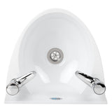 Basix Polycarbonate Wash Hand Basin White JD Catering Equipment Solutions Ltd