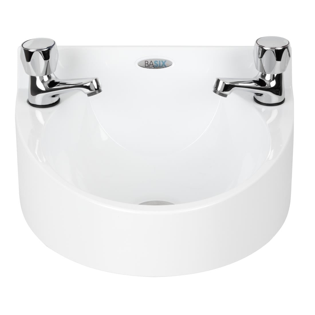 Basix Polycarbonate Wash Hand Basin White JD Catering Equipment Solutions Ltd
