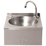 Basix Stainless Steel Knee Operated Hand Wash Basin JD Catering Equipment Solutions Ltd