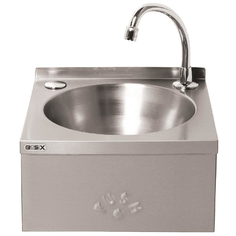 Basix Stainless Steel Knee Operated Hand Wash Basin JD Catering Equipment Solutions Ltd