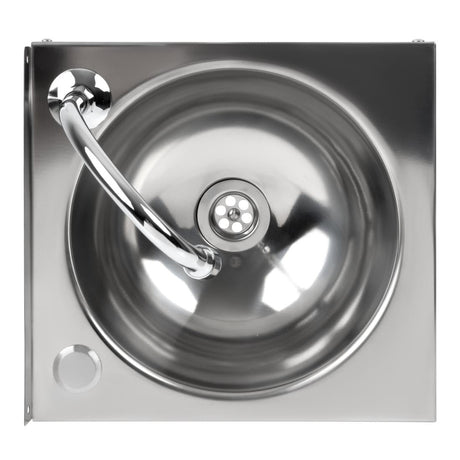 Basix Stainless Steel Knee Operated Hand Wash Basin JD Catering Equipment Solutions Ltd