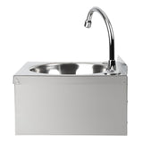 Basix Stainless Steel Knee Operated Hand Wash Basin JD Catering Equipment Solutions Ltd