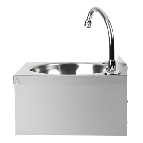 Basix Stainless Steel Knee Operated Hand Wash Basin JD Catering Equipment Solutions Ltd