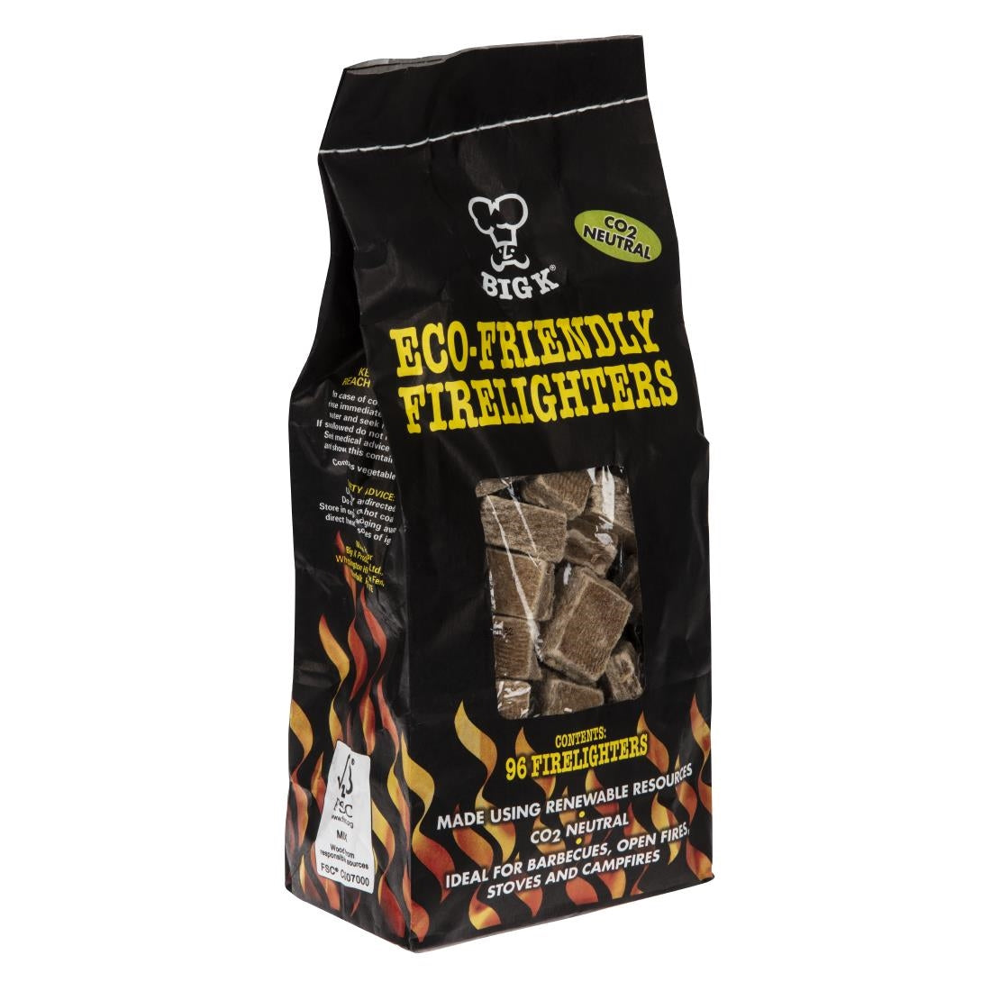 Big K Eco-Friendly Firelighters (Pack of 96) FL96 JD Catering Equipment Solutions Ltd
