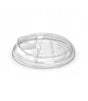 PLA Sipper Lid - Clear - Fits 300-700ml (96mm) - 1000/ctn - clear - BioPak commercial catering consumable