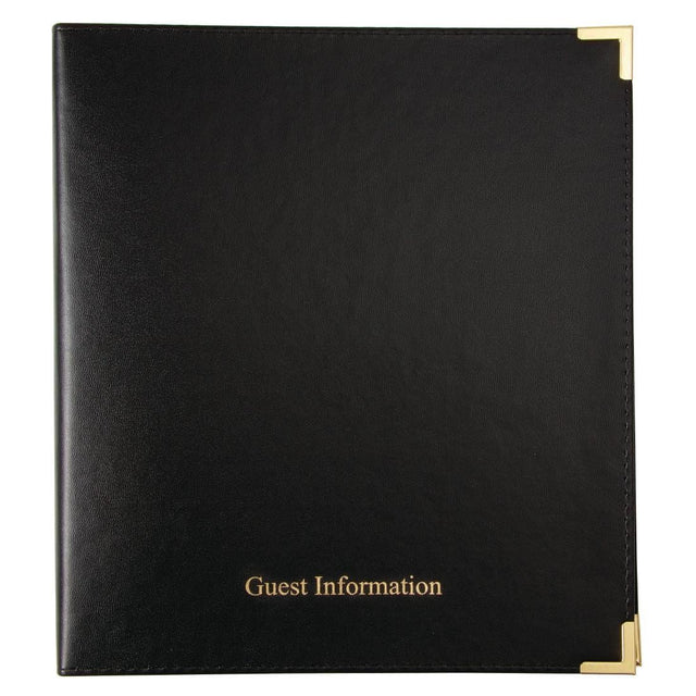 Black Guest Information Folder JD Catering Equipment Solutions Ltd