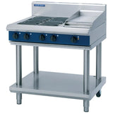 Blue Seal Evolution Cooktop 4 Element/ Griddle Electric on Stand 900mm E516C-LS - JD Catering Equipment Solutions Ltd