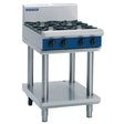 Blue Seal Evolution Cooktop 4 Open Burners Natural/LPG on Stand 600mm G514D-LS JD Catering Equipment Solutions Ltd