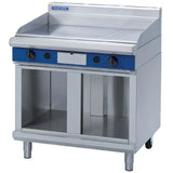 Blue Seal Evolution Griddle with Cabinet Base Natural/LPG 900mm GP516-CB - JD Catering Equipment Solutions Ltd