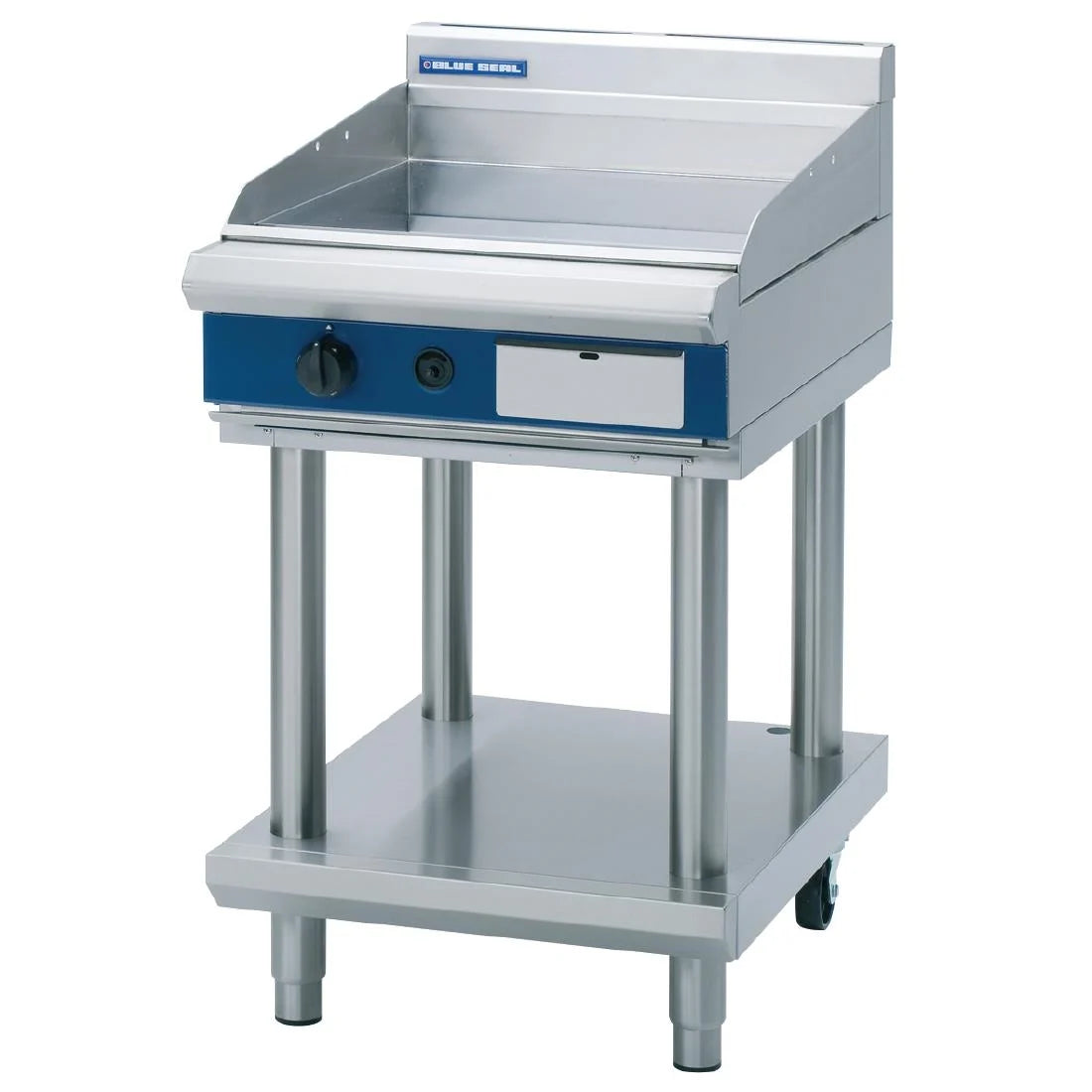 Blue Seal Evolution Griddle with Leg Stand Natural/LPG 600mm GP514-LS JD Catering Equipment Solutions Ltd