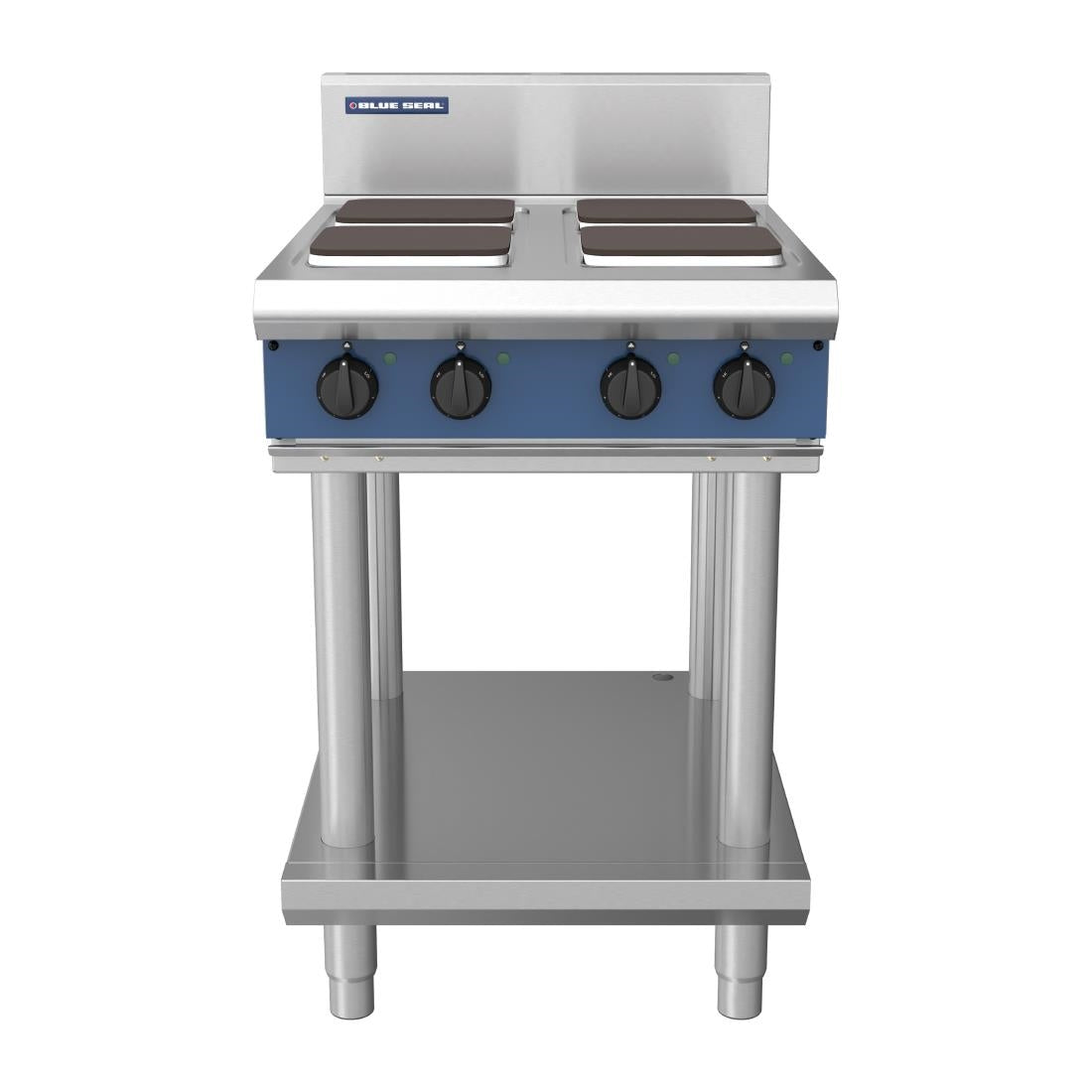 Blue Seal Evolution Series E514S-LS - 600mm Electric Cooktop Sealed Hobs Leg Stand JD Catering Equipment Solutions Ltd