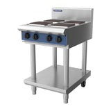 Blue Seal Evolution Series E514S-LS - 600mm Electric Cooktop Sealed Hobs Leg Stand JD Catering Equipment Solutions Ltd