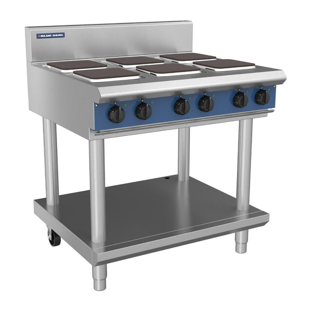 Blue Seal Evolution Series E516S-LS - 900mm Electric Cooktop Sealed Hobs - Leg Stand JD Catering Equipment Solutions Ltd