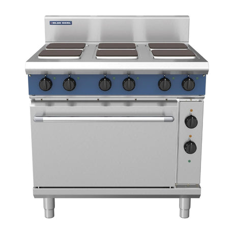 Blue Seal Evolution Series E56S - 900mm Electric Range Convection Oven Sealed Hobs JD Catering Equipment Solutions Ltd