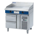Blue Seal Evolution Series EP516-RB - 900mm Electric Griddle Refrigerated Base - JD Catering Equipment Solutions Ltd
