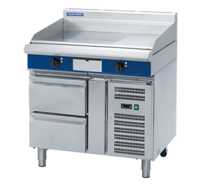 Blue Seal Evolution Series EP516-RB - 900mm Electric Griddle Refrigerated Base JD Catering Equipment Solutions Ltd