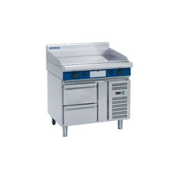 Blue Seal Evolution Series EP518-RB - 1200mm Electric Griddle Refrigerated Base JD Catering Equipment Solutions Ltd