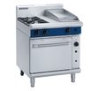 Blue Seal Evolution Series G54C - 750mm Gas Range, 2 Burner, Griddle Top Convection Oven JD Catering Equipment Solutions Ltd