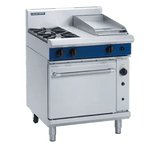 Blue Seal Evolution Series G54C - 750mm Gas Range, 2 Burner, Griddle Top Convection Oven - JD Catering Equipment Solutions Ltd