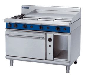 Blue Seal Evolution Series G58A - 1200mm Gas Range Convection Oven JD Catering Equipment Solutions Ltd