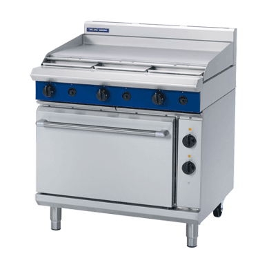 Blue Seal Evolution Series GE506A - 900mm Gas Range Electric Static Oven JD Catering Equipment Solutions Ltd