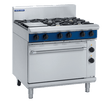 Blue Seal Evolution Series GE506D - 900mm Gas Range Electric Static Oven JD Catering Equipment Solutions Ltd